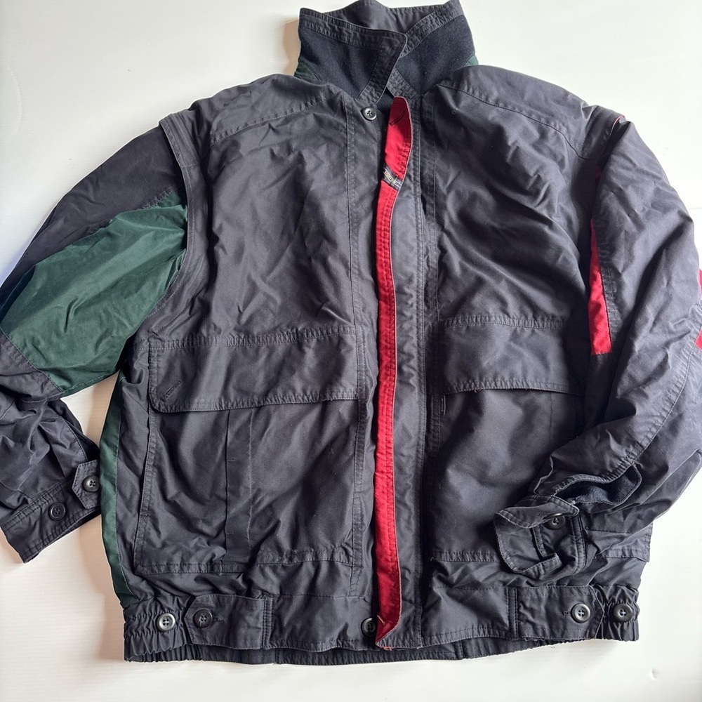 Bison Club Color Block Bomber Jacket - Mens XL